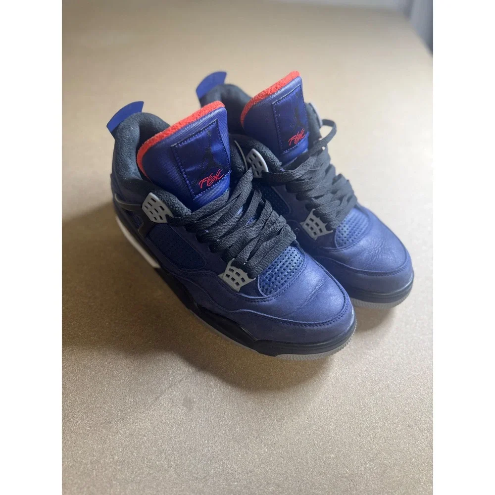 Jordan 4 Retro Winterized Loyal Blue Mens Sneakers CQ9597-401 Size‎ 10.5